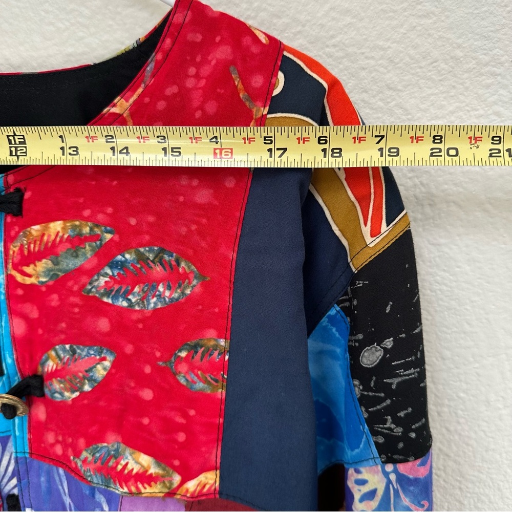 Colorful Patchwork Women's Jacket - Picture 13 of 14